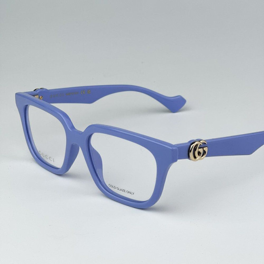 NEW Gucci GG1536O 008 Violet Women Square Eyeglasses GG 1536O - Picture 5 of 10